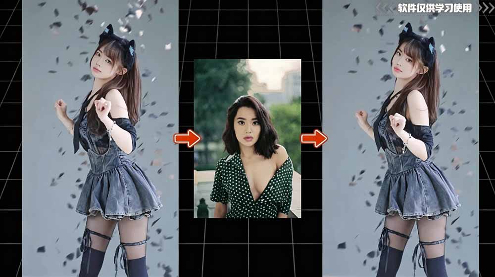 AI 人工智能如此夸张?一键视频换脸黑科技,纯本地离线运行,本地视频换脸娱乐工具, AI FaceSwap