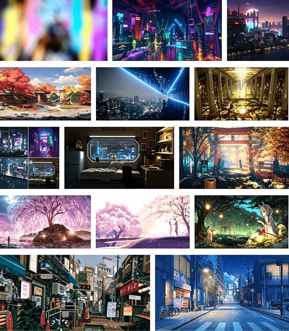 某宝付费购买!108GB,直播绿幕二次元3D动态虚拟背景合集,抖音动漫房间高清直播素材,电脑桌面壁纸