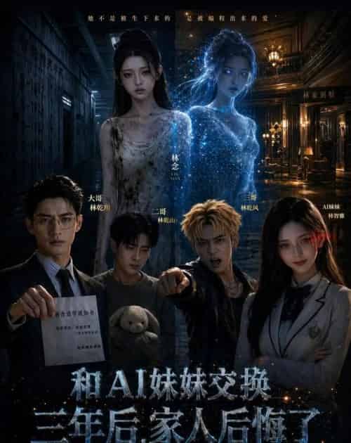 和AI妹妹交换三年后家人后悔了（75集全）-海之城短剧项目
