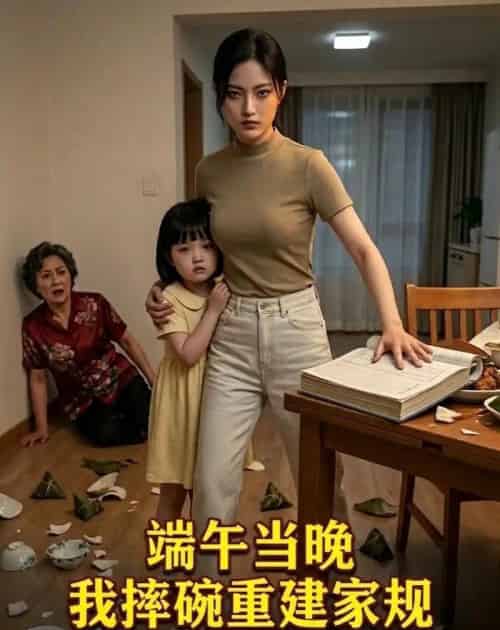 端午当晚，我摔碗重建家规（55集全）AI-海之城短剧项目