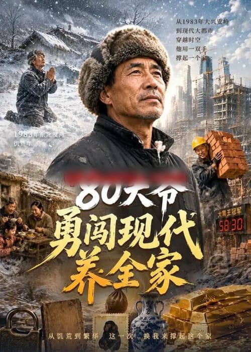 80大爷勇闯现代养全家（60集全）AI短剧-海之城短剧项目