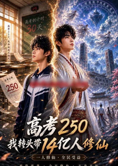 高考250，我转头带14亿人修仙（55集全）AI短剧 - 海之城短剧