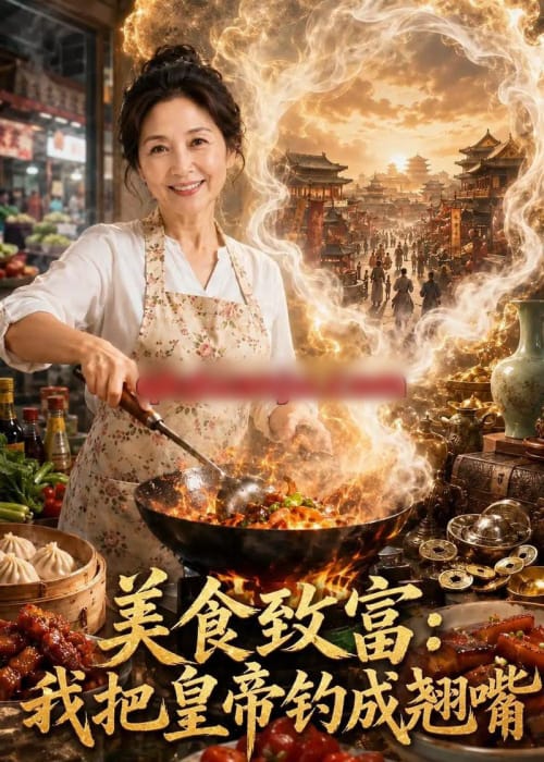 美食致富：我把皇帝钓成翘嘴（100集全）AI短剧-海之城短剧项目