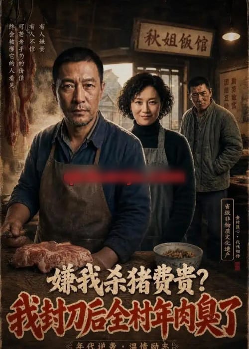 嫌我杀猪费贵，我封刀后全村年肉臭了（30集全）AI短剧-海之城短剧项目