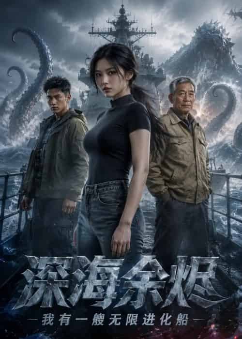 深海余烬：我有一艘无限进化船（45集全）AI-海之城短剧项目