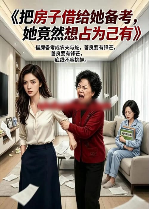 把房子借给她备考，她竟然想占为己有（30集全）AI短剧-海之城短剧项目