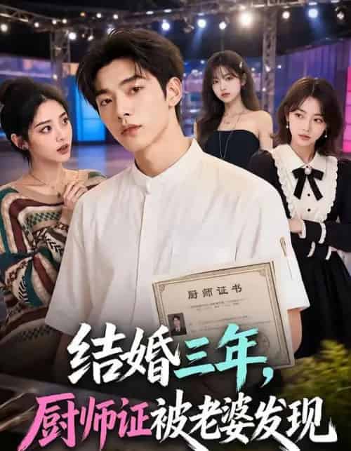 结婚三年，厨师证被老婆发现（86集全）AI-海之城短剧项目