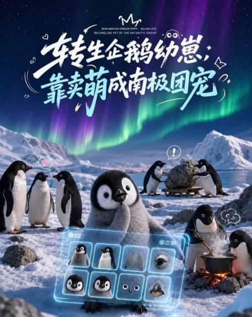 转生企鹅幼崽，靠卖萌成南极团宠（65集全）AI-海之城短剧项目