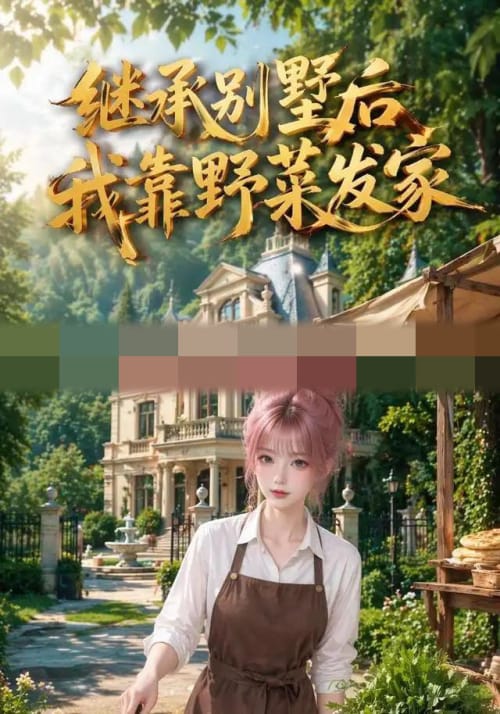 继承别墅后我靠野菜发家（60集全）AI短剧-海之城短剧项目