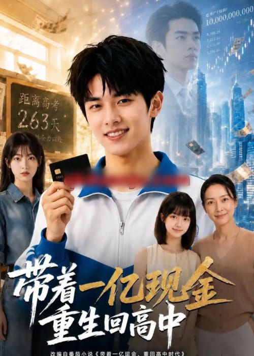 带着一亿现金重生回高中（73集全）AI短剧-海之城短剧项目