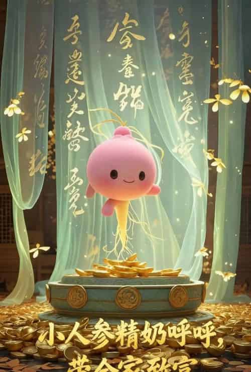 小人参精奶呼呼带全家暴富（58集全）-海之城短剧项目