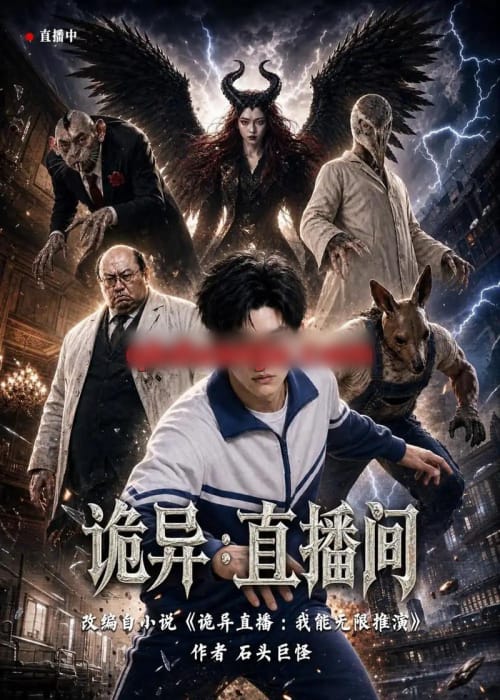 诡异：直播间（87集全）AI短剧-海之城短剧项目