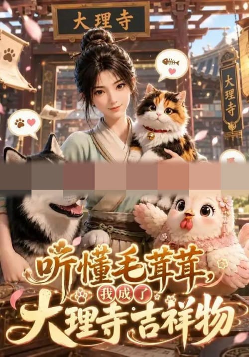 听懂毛茸茸，我成了大理寺吉祥物（48集全）动漫-海之城短剧项目
