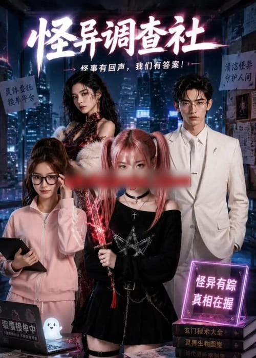 怪异调查社（60集全）AI短剧-海之城短剧项目