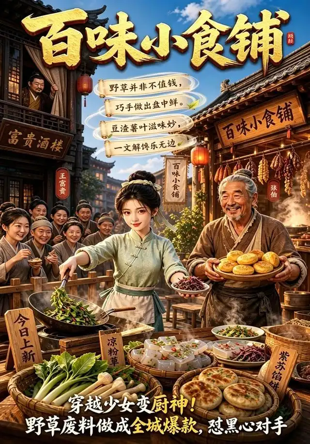 百味小食铺（32集）动漫-海之城短剧项目