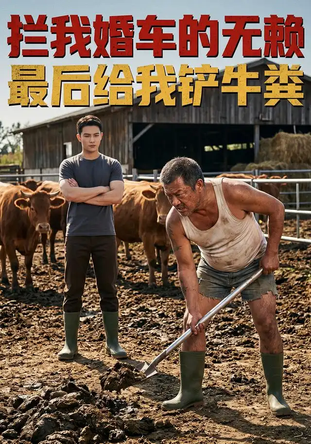 拦我婚车的无赖最后给我铲牛粪（33集）AI短剧-海之城短剧项目
