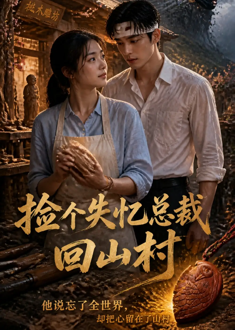 捡个失忆总裁回山村 捡个失忆总裁回山村