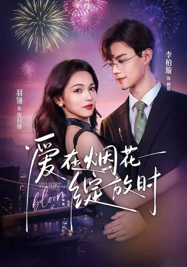 爱在烟花绽放时（60集）李柏璇＆羽翎（1080P）-海之城短剧项目