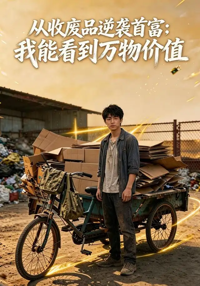 从收废品逆袭首富我能看到万物价值（60集）AI短剧-海之城短剧项目