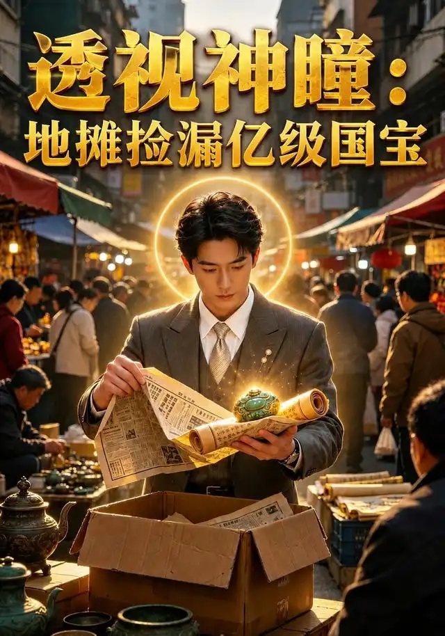 透视神瞳地摊捡漏亿级国宝（45集）AI短剧-海之城短剧项目