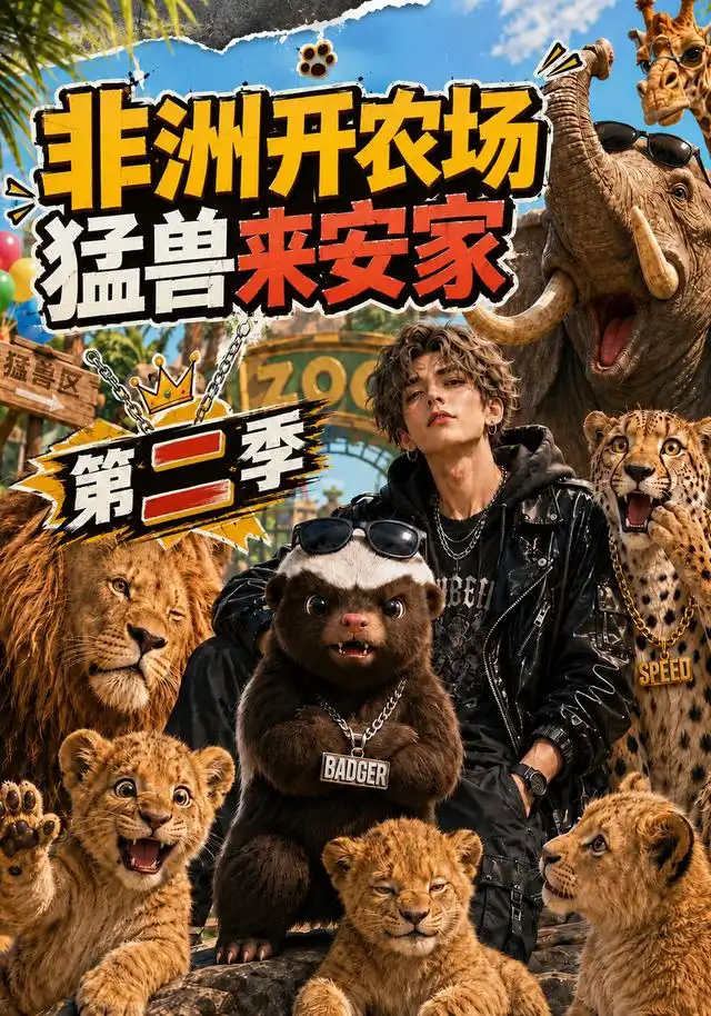 非洲开农场猛兽来安家第二季（75集）-海之城短剧项目