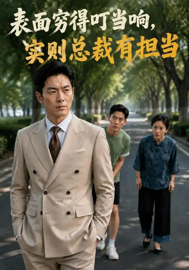 表面穷得叮当响实则总裁有担当（40集）AI短剧-海之城短剧项目
