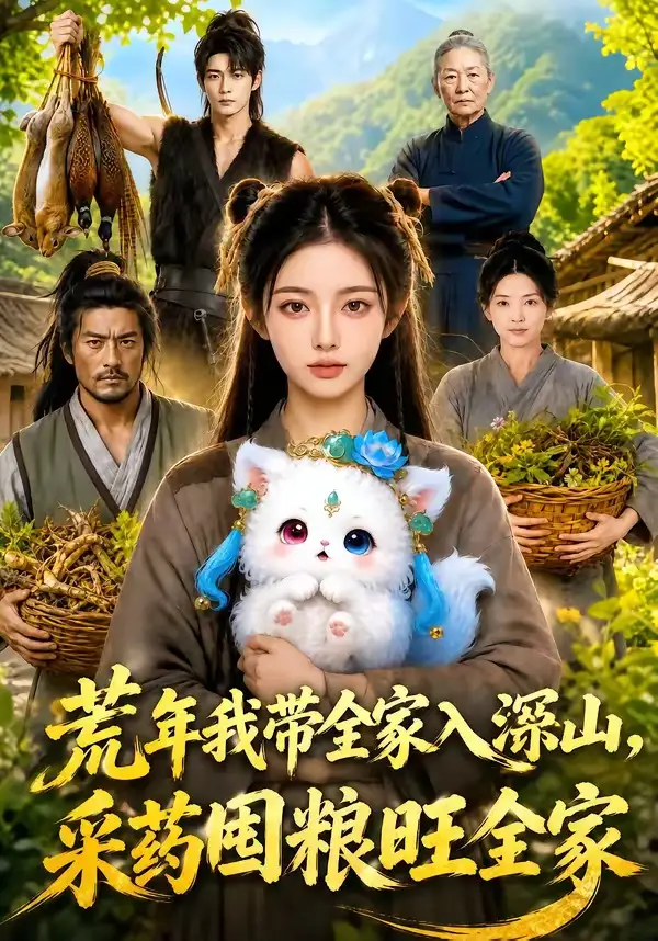 荒年我带全家入深山采药囤粮旺全家（92集）-海之城短剧项目