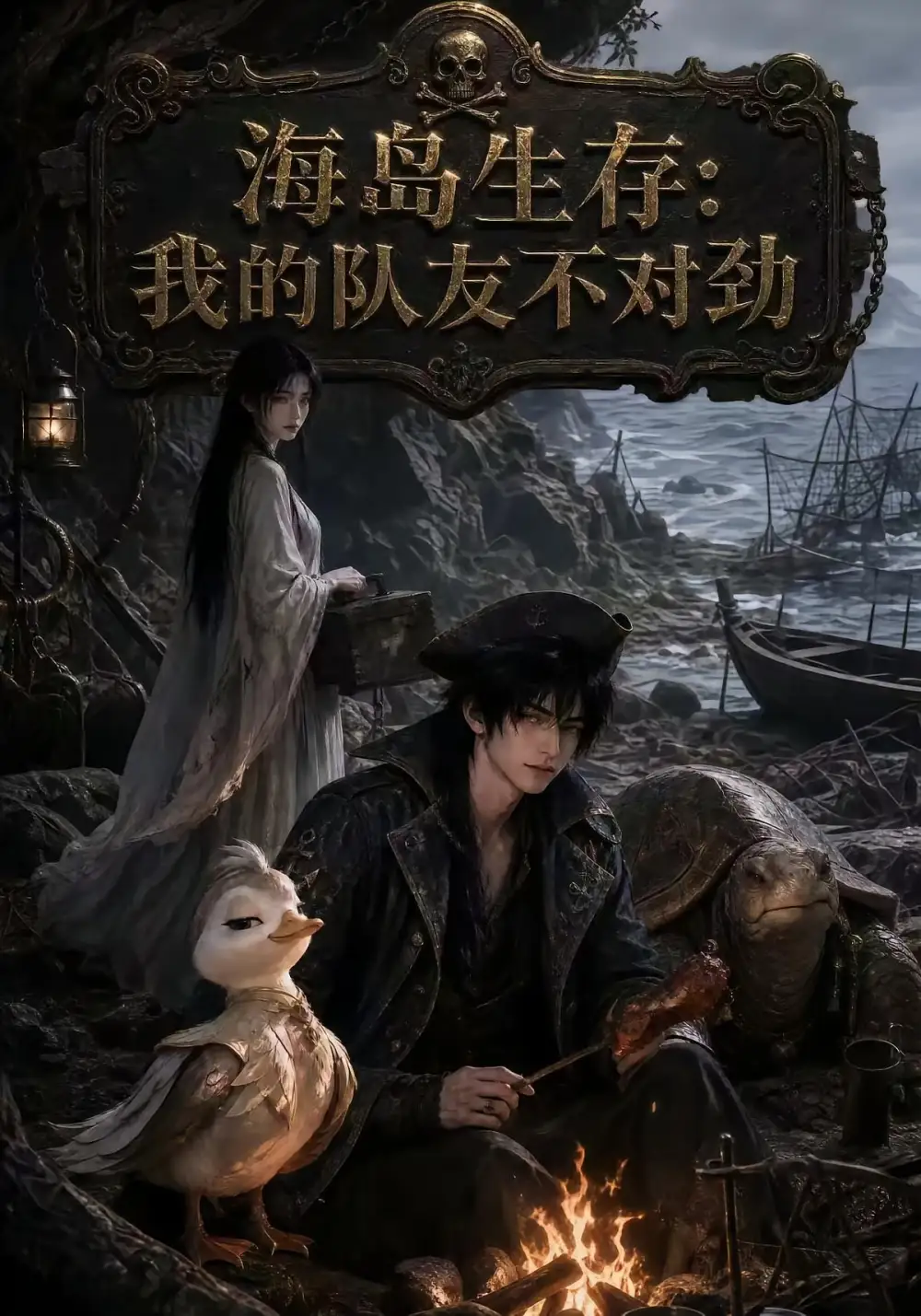 海岛生存我的队友不对劲（10集）-海之城短剧项目