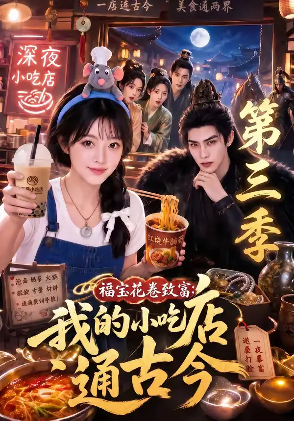 福宝花卷致富我的小吃店通古今第三季（245集）-海之城短剧项目