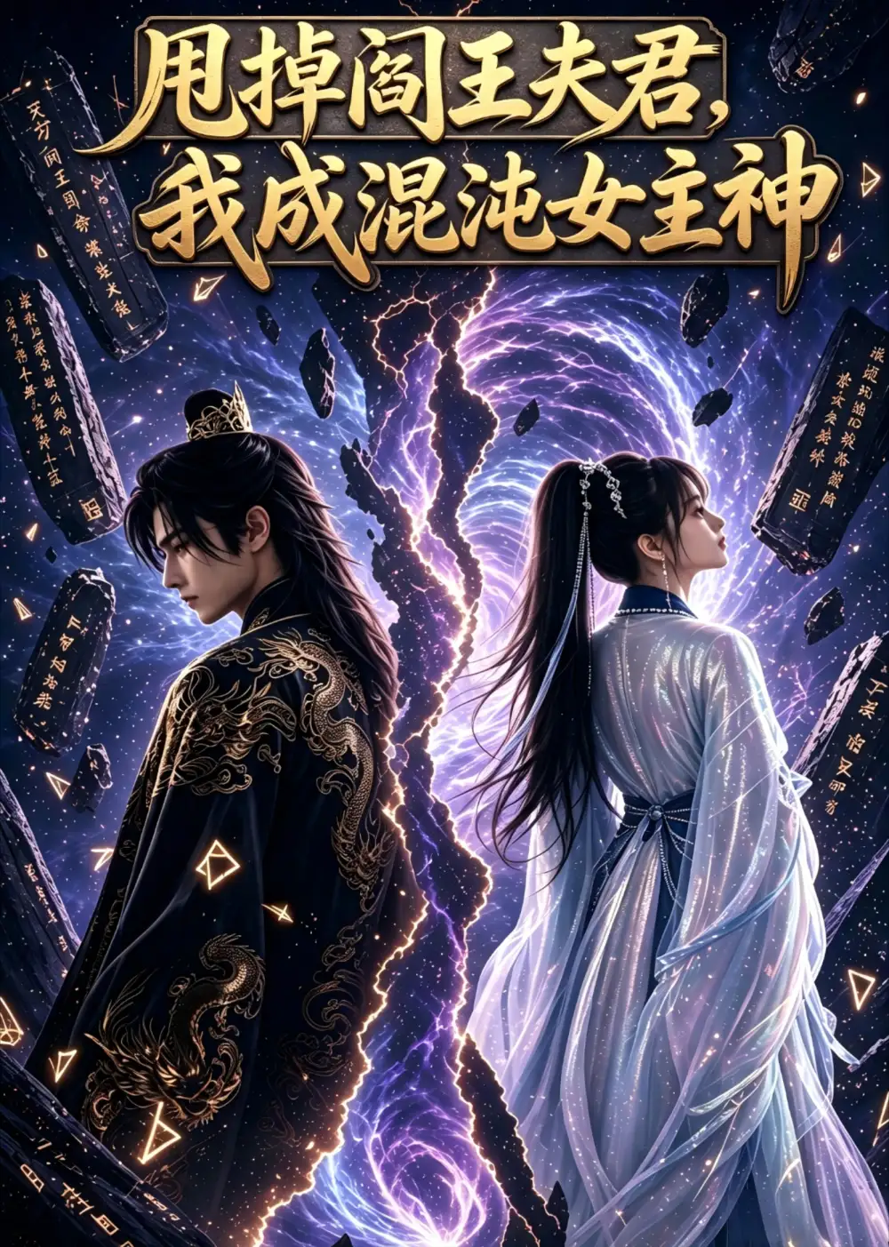 甩掉阎王夫君我成混沌女主神（15集）-海之城短剧项目