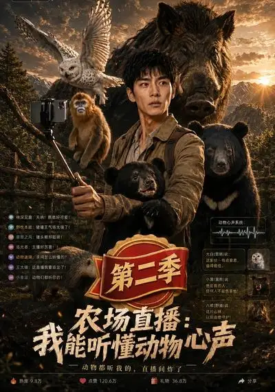 农场直播我能听懂动物心声第二季（96集）-海之城短剧项目