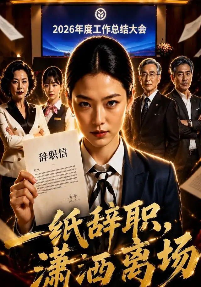 一纸辞职潇洒离场（60集）AI短剧-海之城短剧项目