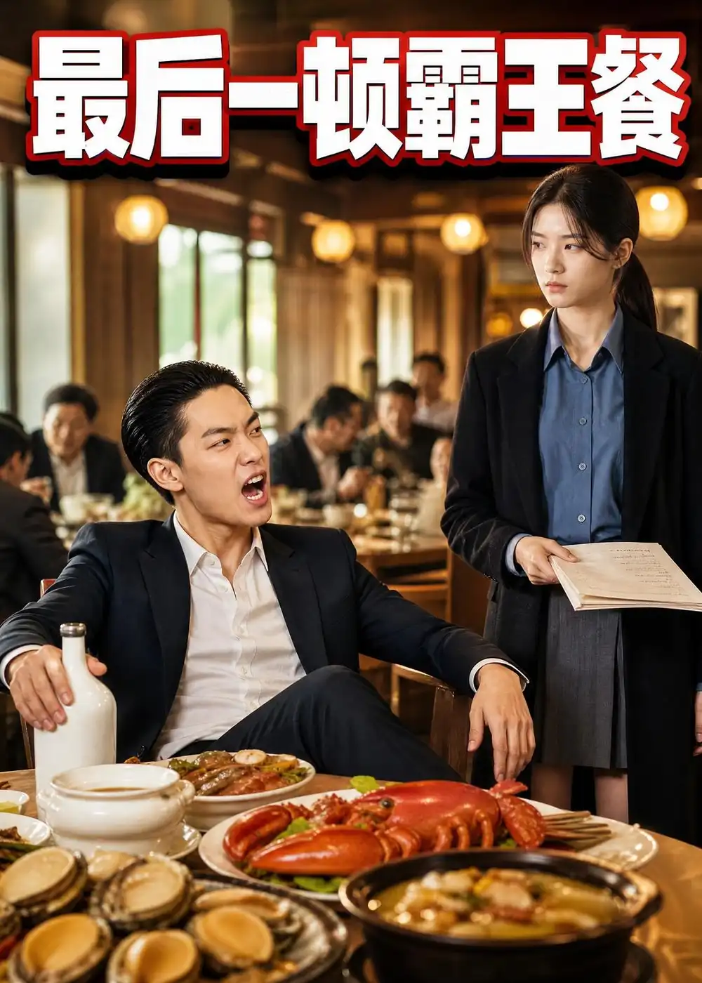 最后一顿霸王餐（50集）AI短剧 - 海之城短剧