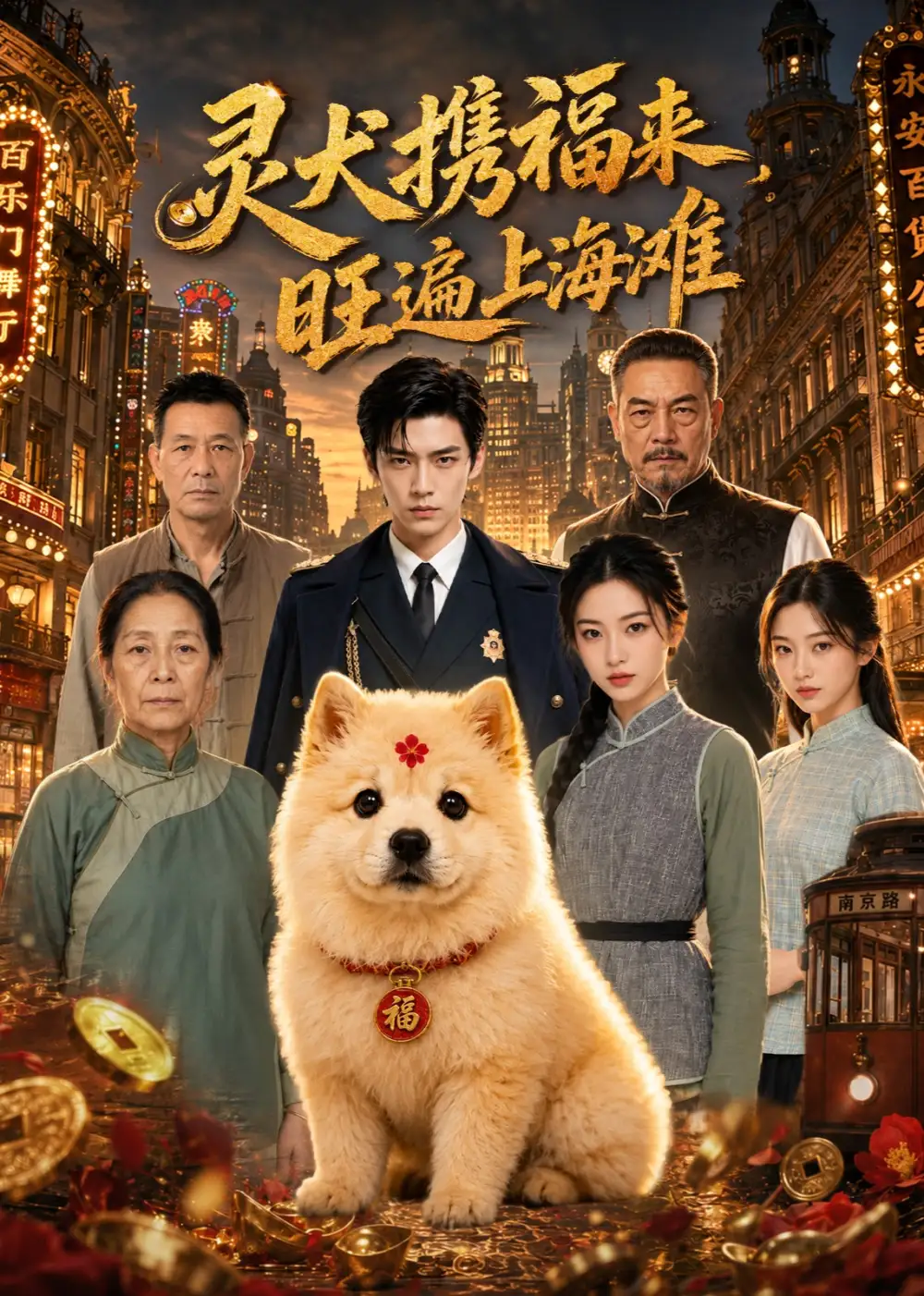 灵犬携福来旺遍上海滩 灵犬携福来旺遍上海滩