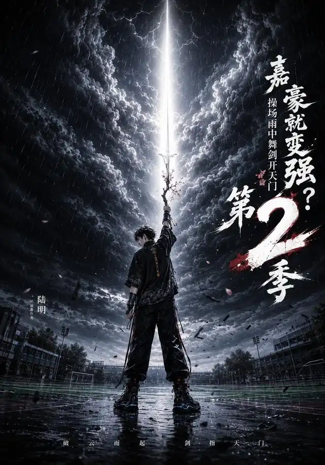 嘉豪就变强操场雨中舞剑开天门第2季（113集）-海之城短剧项目