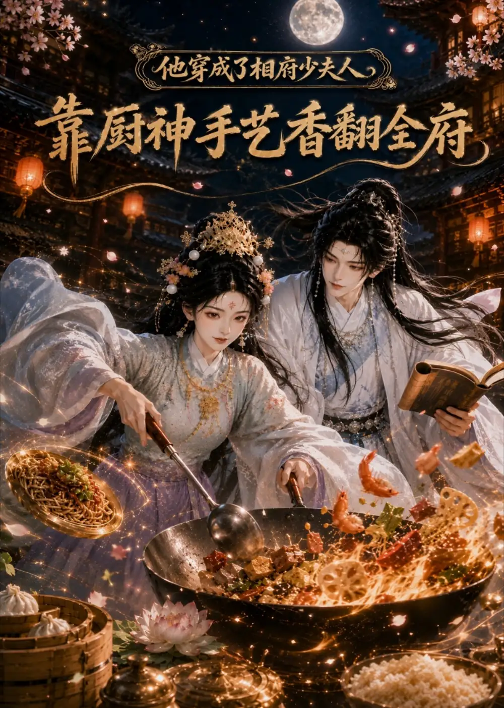 他穿成了相府少夫人靠厨神手艺香翻全府（60集）-海之城短剧项目