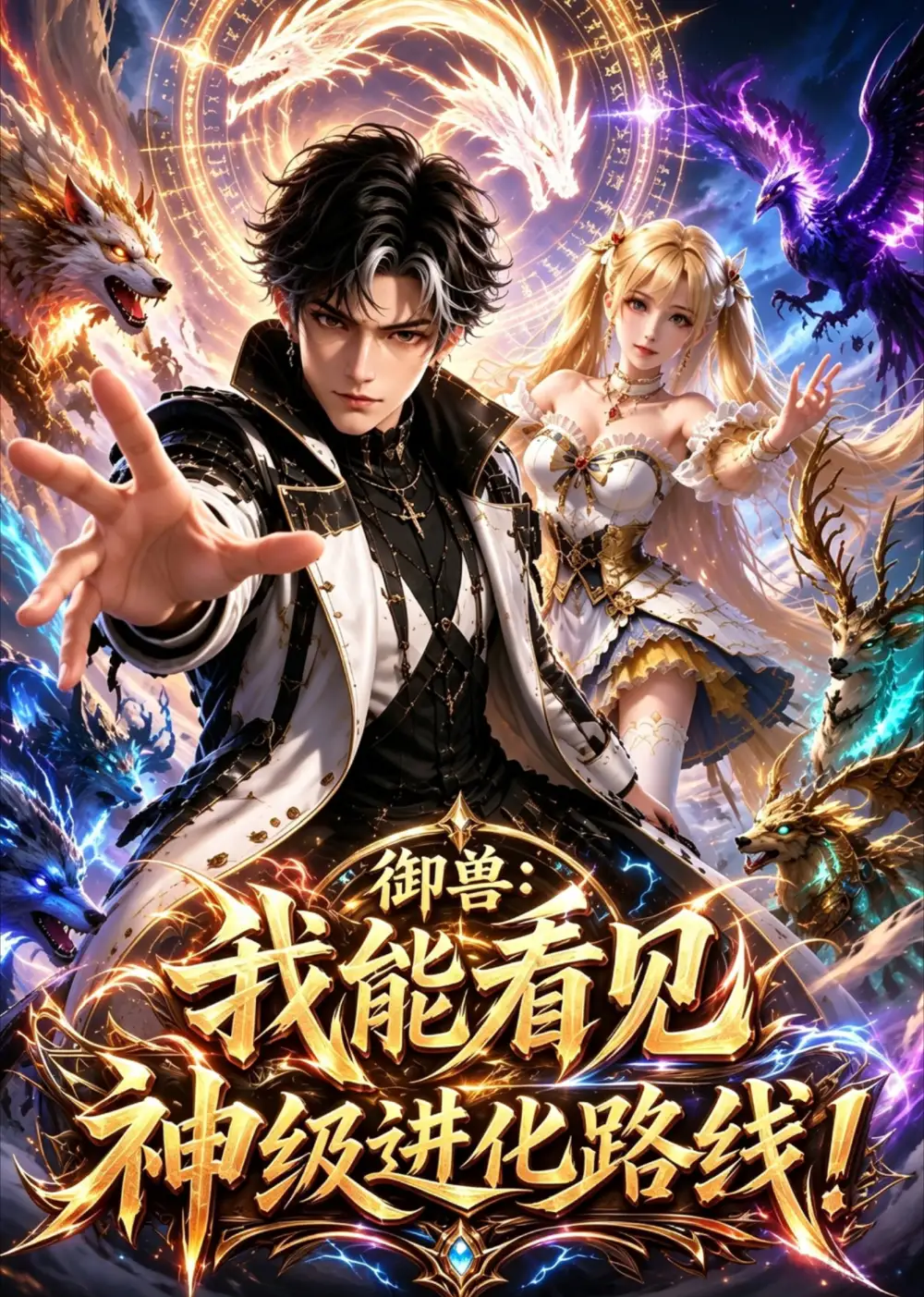 御兽我能看见神级进化路线（60集）-海之城短剧项目