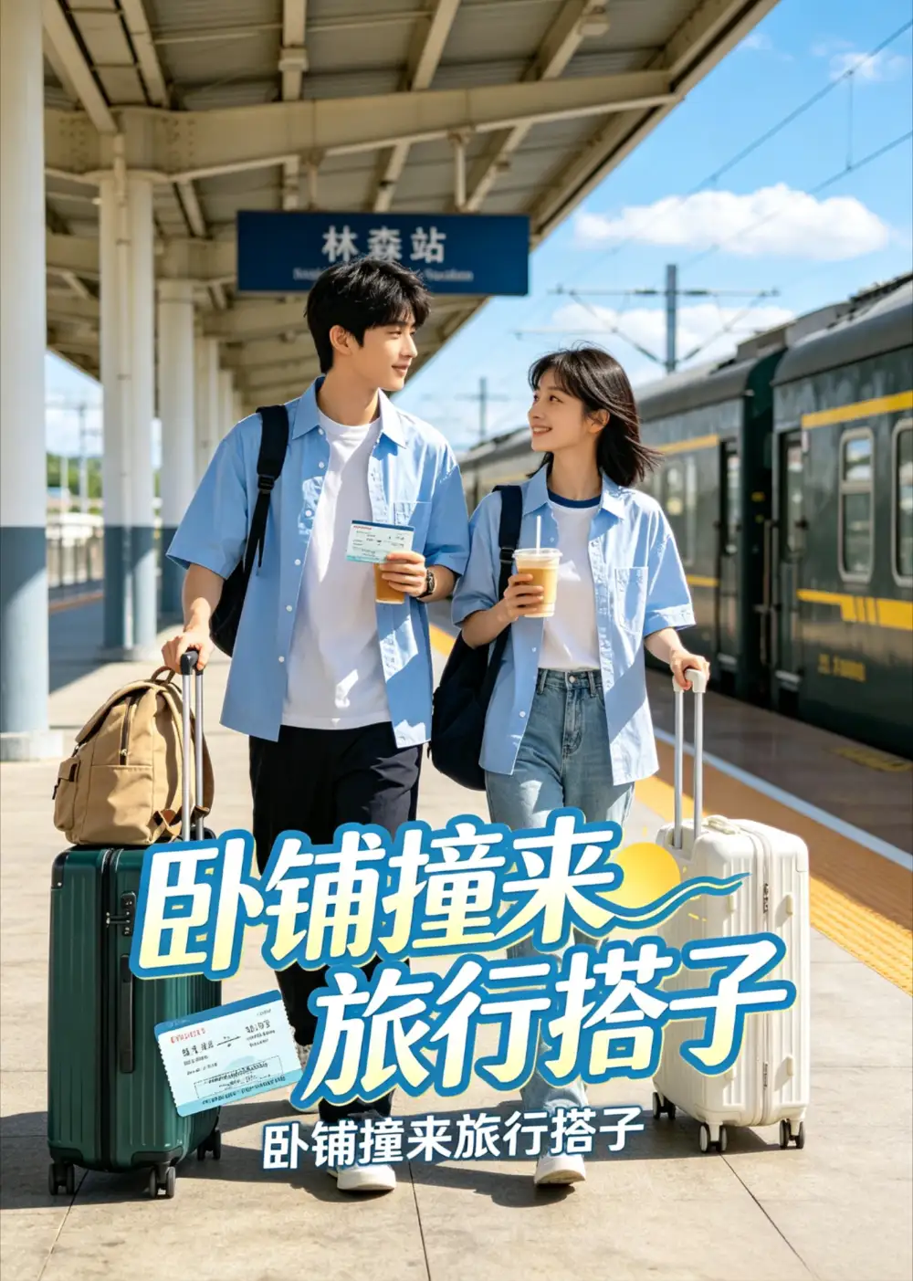 卧铺撞来旅行搭子（100集）-海之城短剧项目