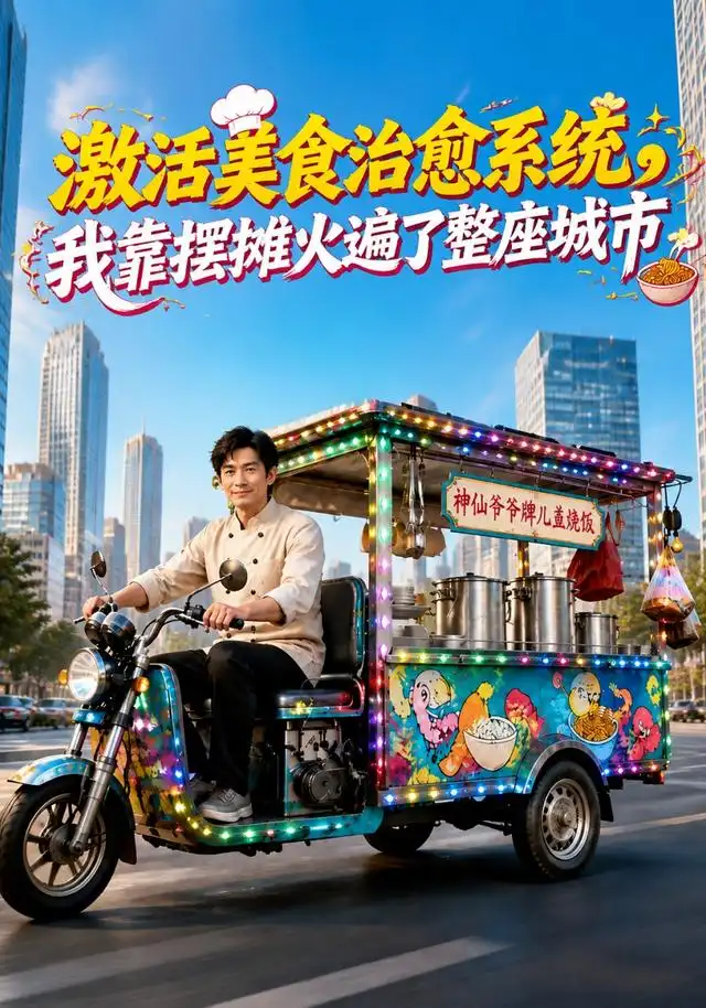激活美食治愈系统我靠摆摊火遍了整座城市（177集）AI短剧-海之城短剧项目
