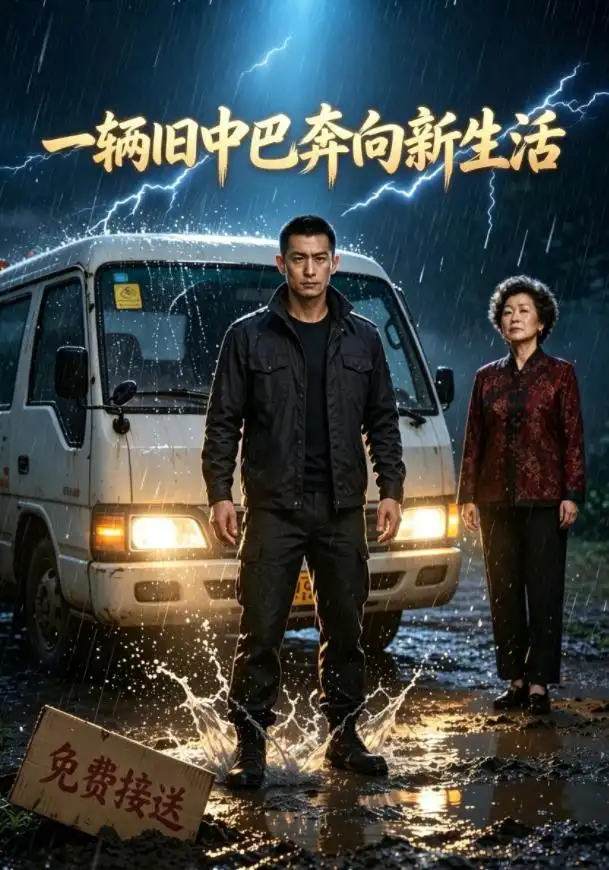一辆旧中巴奔向新生活（82集）AI短剧-海之城短剧项目