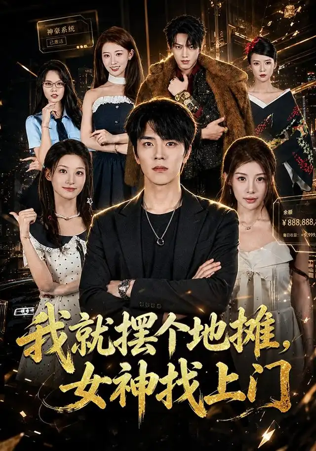 我就摆个地摊女神找上门（77集）张林烨＆刘予黎-海之城短剧项目