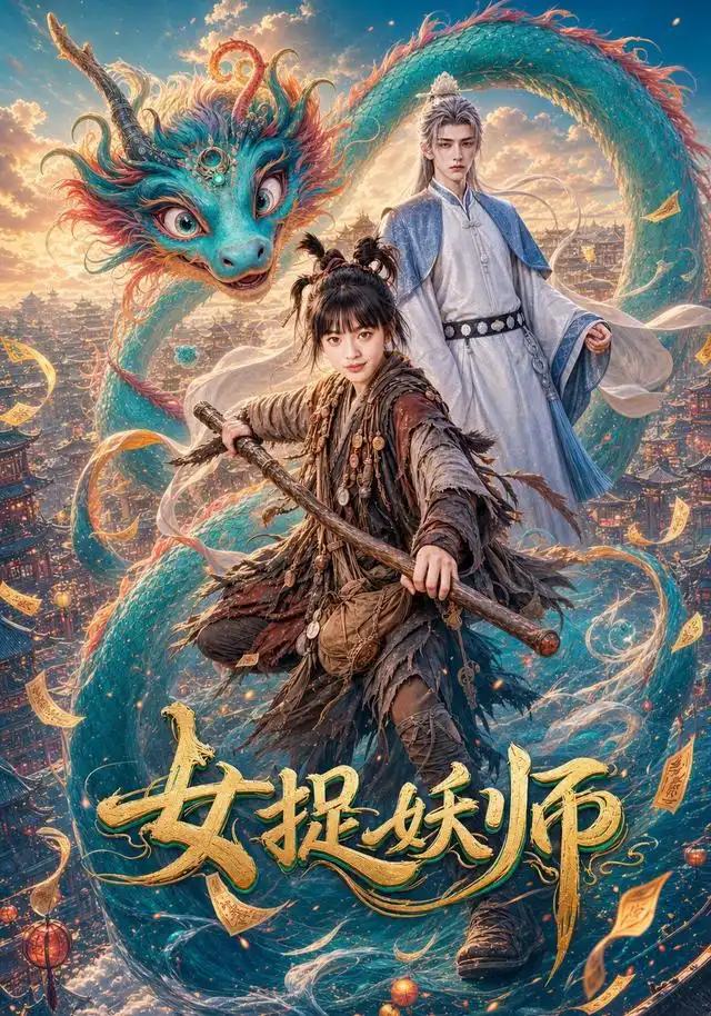女捉妖师（60集）AI短剧-海之城短剧项目