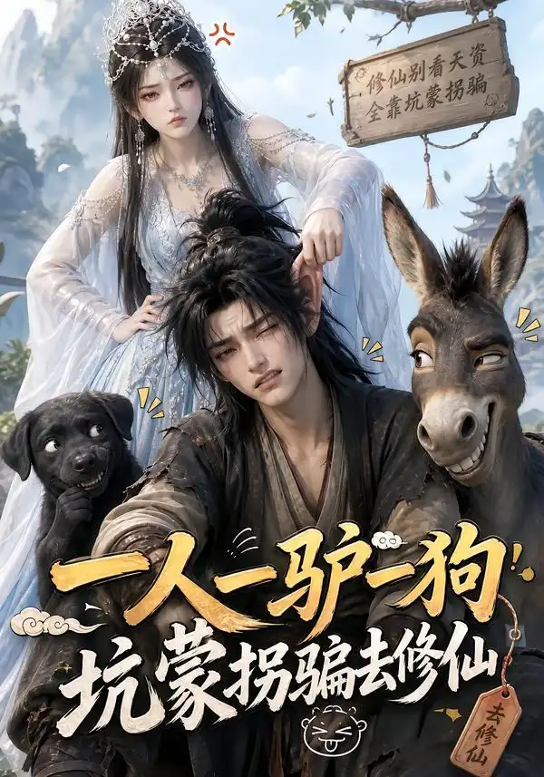 一人一驴一狗坑蒙拐骗去修仙（105集）-海之城短剧项目