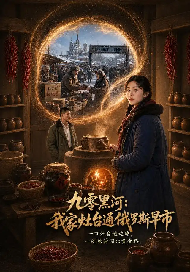 九零黑河我家灶台通俄罗斯早市（64集）Ai短剧 - 海之城短剧