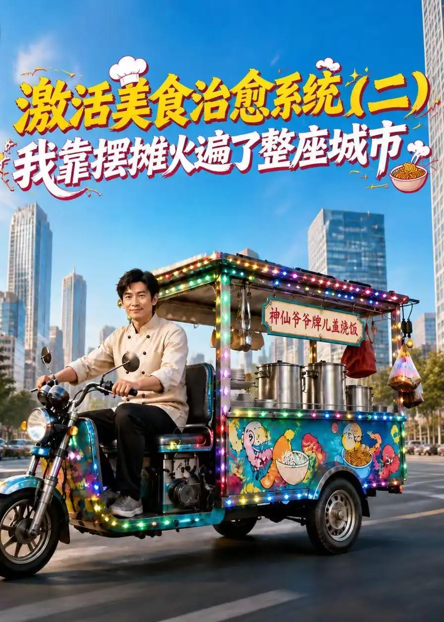 激活美食治愈系统我靠摆摊火遍了整座城市二（121集） - 海之城短剧