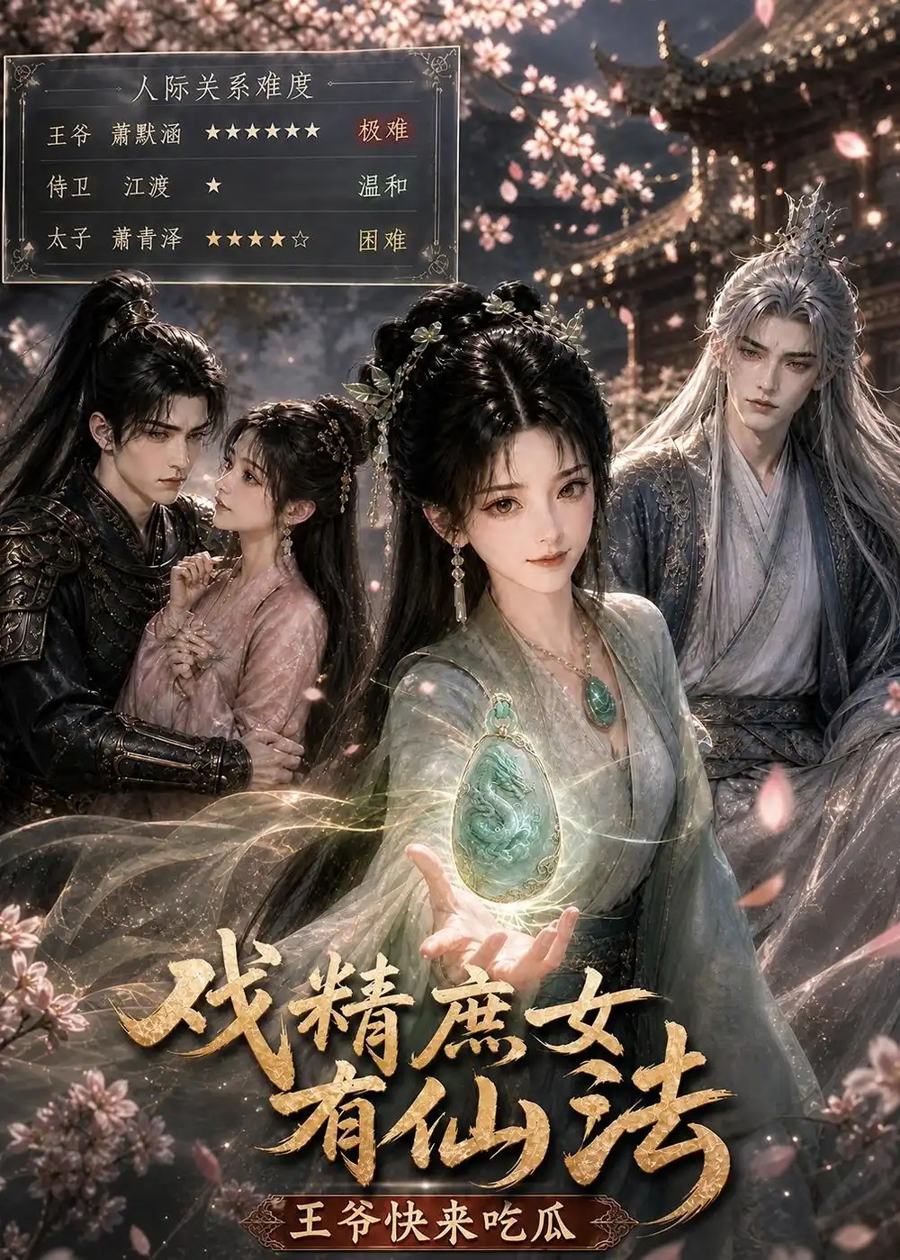 戏精庶女有仙法王爷快来吃瓜（55集） - 海之城短剧