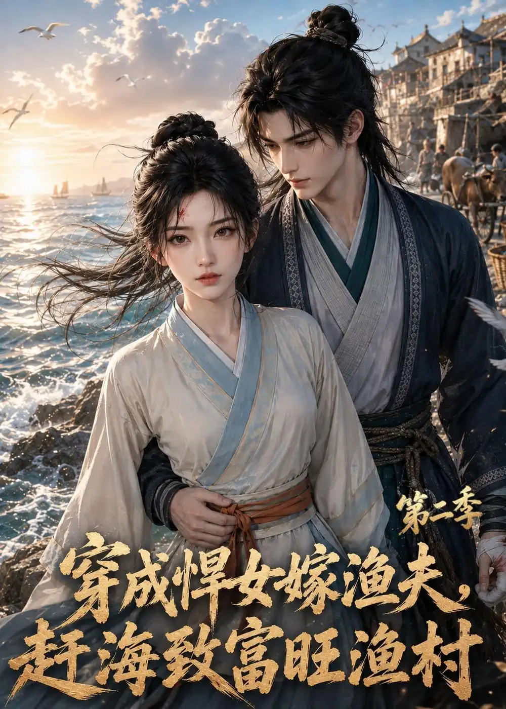 穿成悍女嫁渔夫赶海致富旺渔村第二季（52集） - 海之城短剧
