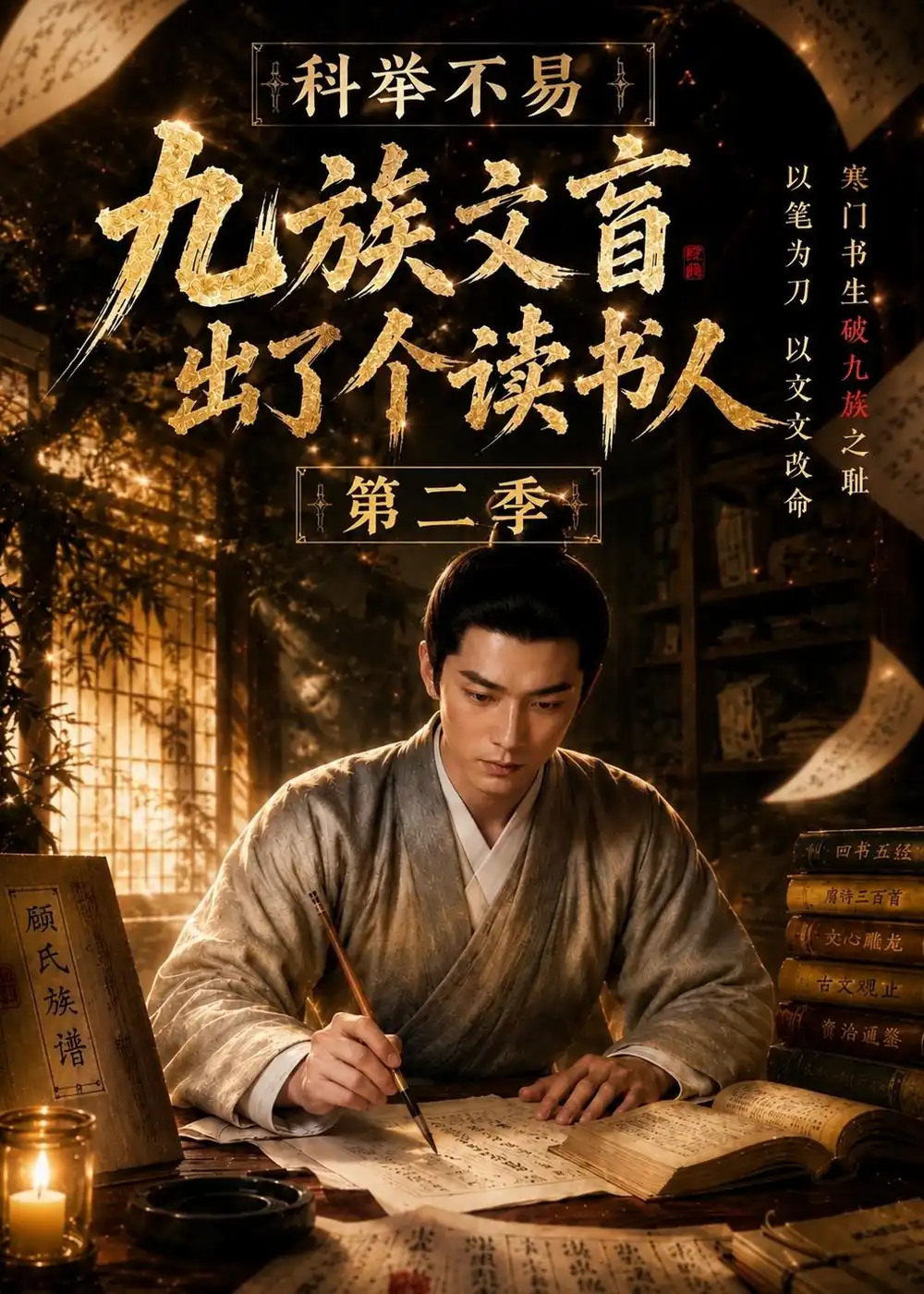 科举不易九族文盲出了个读书人第二季（81集）-海之城短剧项目