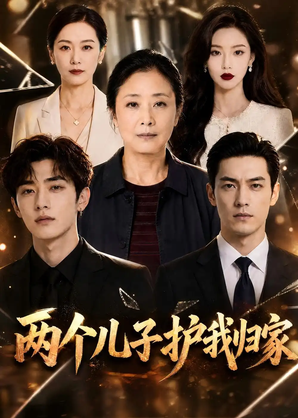 两个儿子护我归家（83集）-海之城短剧项目