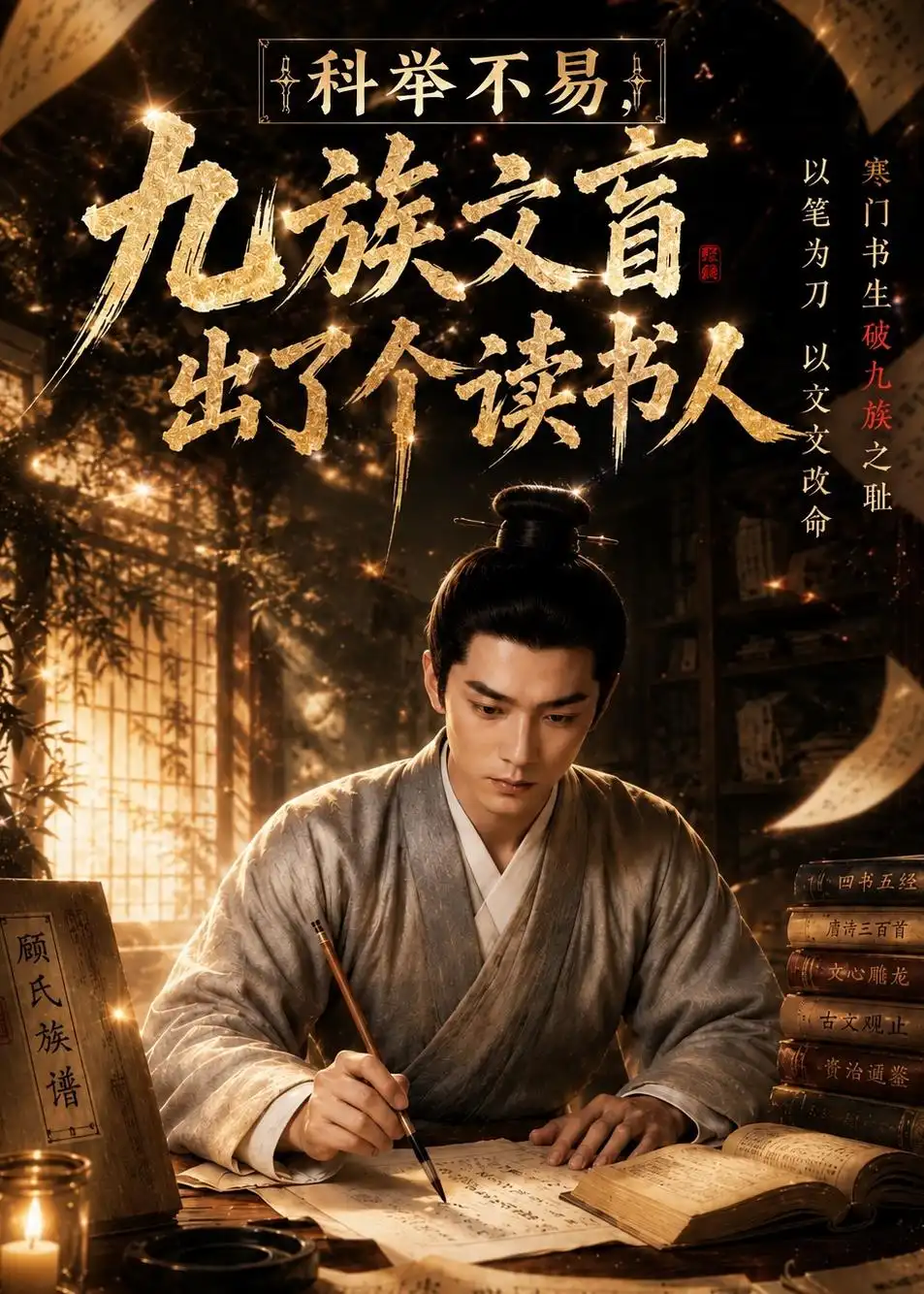 科举不易九族文盲出了个读书人第一季（155集）-海之城短剧项目